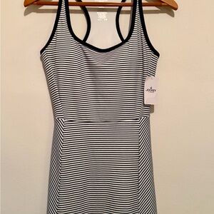 Jockey Tennis Dress with blue white striped fabric Brand New